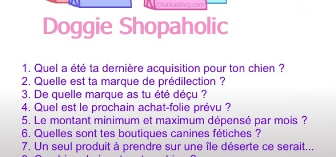 Doggie Shopaholic le TAG